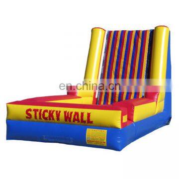 China Inflatable Sticky Wall Giants Inflatable Jump Stick Sports Games Inflatable Stick Climbing Wall For Sale