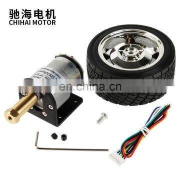 ChiHai Motor CHR-GM37-520ABHL 60mm Metal Mecanum Wheel With 12v Encoder Motor for DIY RC Car photo-3