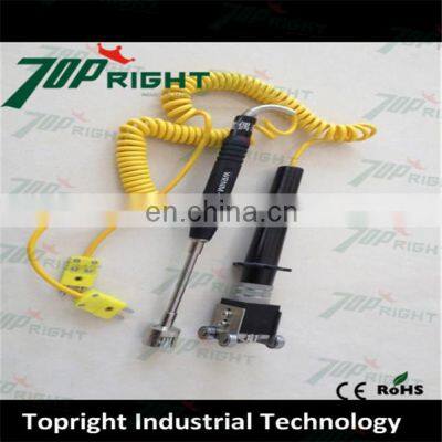 Reduced Tip Penetration Pt100 Handle Thermocouple Rtd Temperature Sensor