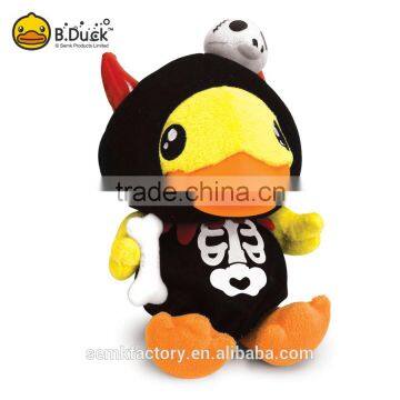 Novelty soft plush animal stuffed plush material duck toy for Halloween