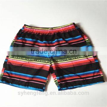 2016 summer beach wear solid color beach short pants for man