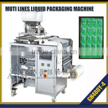 multi lane liquid and paste filling and packing machine