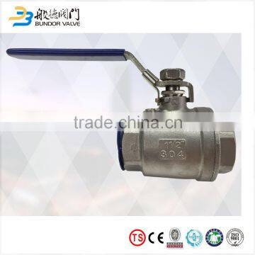 1 inch stainless steel two piece ball valve