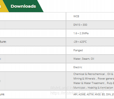 Mstnland ELECTRIC CAST STEEL FLANGED GLOBE VALVE photo-2