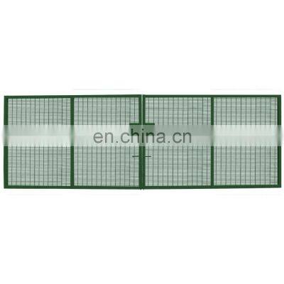 wholesale H 2 m * W 6 m 358 high security fence double-leaf swing gate