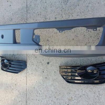 FOR VW T5 MULTIVAN TRANSPORTER FRONT BUMPER LOWER LIP WITH FOG LAMP BEZEL