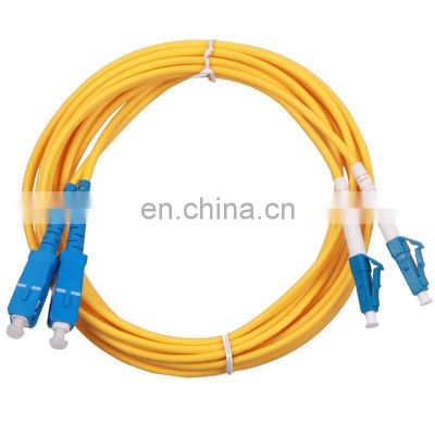 OEM Fiber Optic Patchcord Sc Apc- Sc Upc Singlemode Simplex G657A 2.0mm 3.0mm Optical Fiber Patchcord