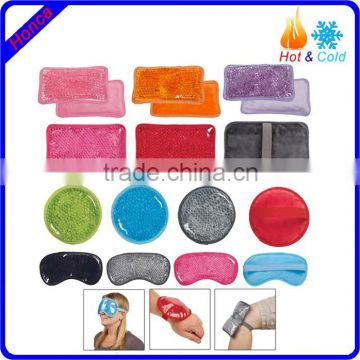 plush gel beads spa hot cold pack eye mask