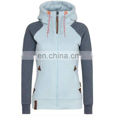 Factory Custom New Fashion Women's Spring and Autumn Long-sleeved Casual Sports Hooded Zipper Start Sweater Jacket Women photo-2