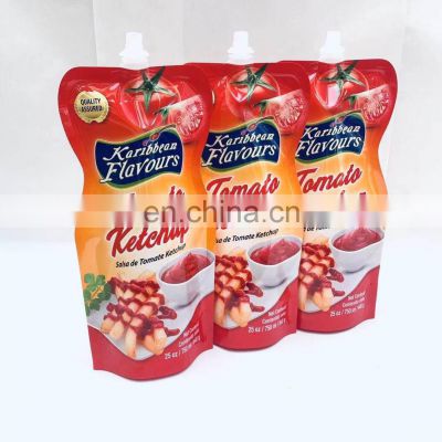 Custom Printed Food Grade Aluminum Foil Stand Up Spout Pouch Plastic Drinking Water Bag For Fruit Juice 2.5L 5L 10L