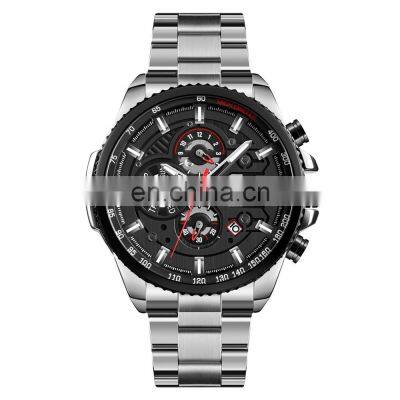Relojes Skmei M023 Men Mechanical Watch Automatic Watch Stainless Steel Gold Watch photo-5