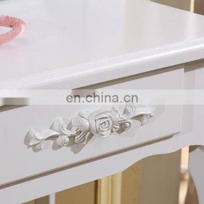 Bedroom Wooden Dresser Makeup Set With 7 Drawers 3 Mirrors photo-4