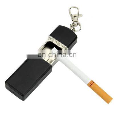 High Quality Zinc Alloy Pocket Ashtray, Metal Cigarette Key Chain Pocket Smoke Ash Case, Pocket Ashtray photo-3
