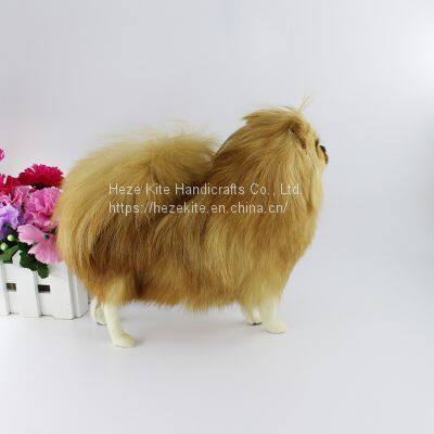 Simulation Animal Pomeranian Shape Cute Ornaments Famous Dog Name Dog Pet Supplies photo-5