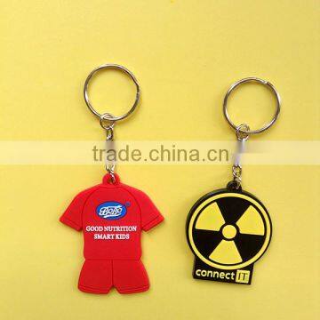 2015 Custom Rubber Keychain / 3d Logo Key Chain/ Soft Pvc Keychain