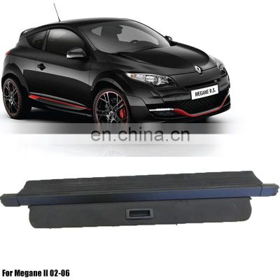 Black  Trunk Cargo Area Cover Cargo blind for Megane II 02-06 Tonneau Cover