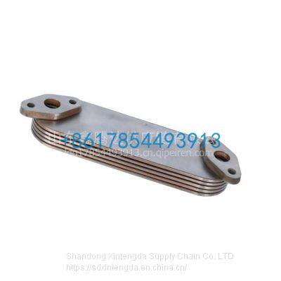 Isuzu engine parts Oil cooler core ME013360 for excavator 6D31 6D34 engine