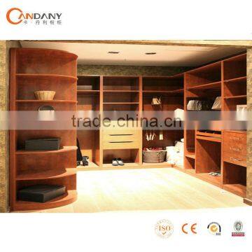 Open style solid wood wardrobe, kids wardrobe