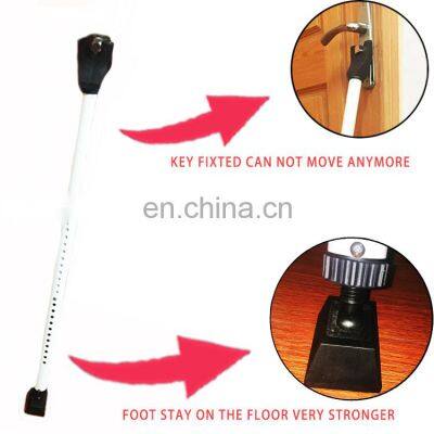 2-in-1 Adjustable Security Door Lock Bar Door Security Bar Heavy Duty Adjustable Steel Door Security Bar photo-4