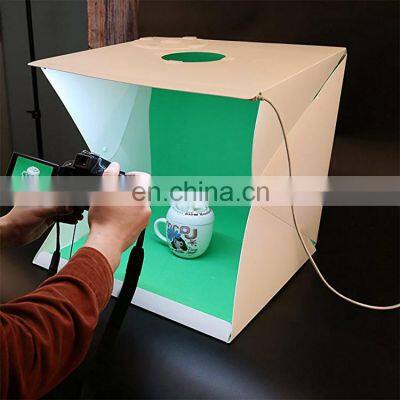 New Product ideas 2022 Mini Portable KSW 30cm Folding LED light box Table Top product Photography photo Studio box