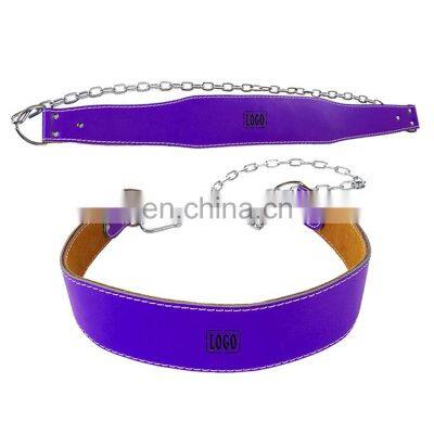 Adjustable Power Gear Leather Weightlifting Dipping Belts photo-3