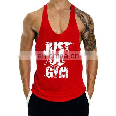 Wholesale Custom Print Logo Fitness Sport Bodybuilding Stringer Workout Tank Top photo-4
