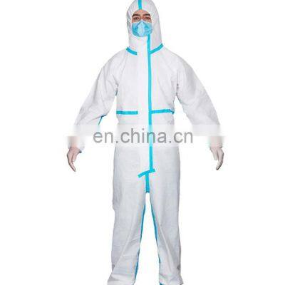 disposable coverall level 1 2 3 4 isolation gowns reusable with Hooded & Elastic Cuff