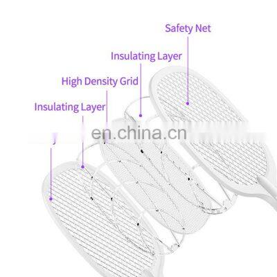 Rechargeable 2 in 1 Functional Electric Fly Mosquito Swatter and Mosquito Killer Lamp With UV Light photo-3