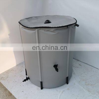 Garden PVC Tarpaulin Foldable Collapsible Rain Barrel For Water Collection photo-5