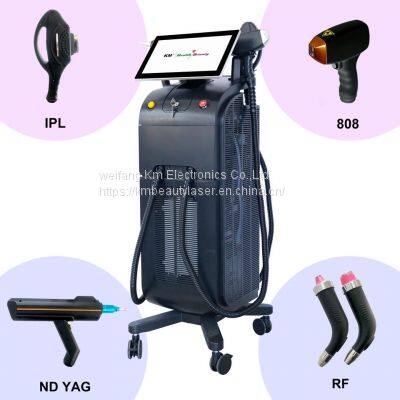 4 in 1 multifunction beauty equipment pico nd yag laser diode Laser Hair Removal best rf skin tightening face lifting machine