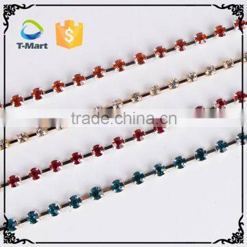 Wholesale Crystal AB Rhinestone Cup Chain