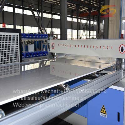 Cabinet panel line production equipment pvc building template machine