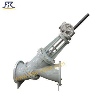 Worm Gear DN450 Y Type Slurry Valve