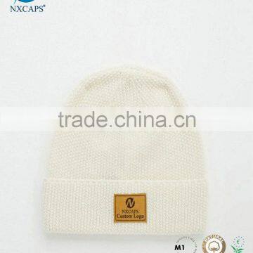 2015custom wholesale plain beanie knit ski cap hat warm winter running blank wool beanie hats