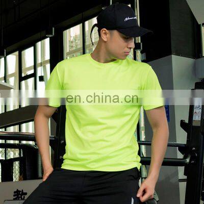 Plus Size Men's Outdoor Sportswear Quick Dry Mesh Short Sleeve Fitness Gym T Shirt Anti-pilling Workout Training Active Wear photo-4