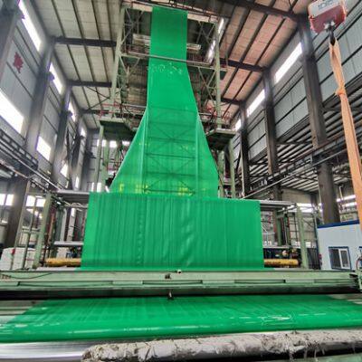 8m wide 1.0mm thick green LLDPE geomembrane smooth