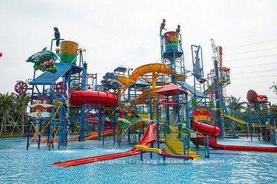 Family combination slide Family wide slide family water park equipment