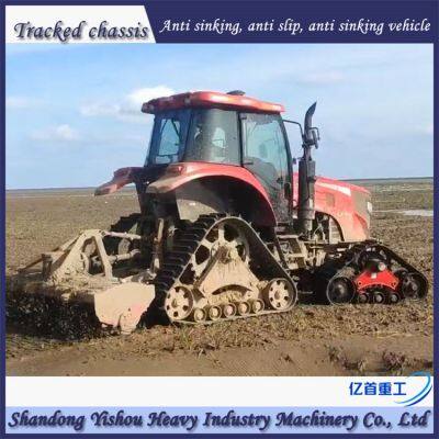 Retrofitting Agricultural Tractors With Anti Sinking Semi Chain Tracks to Prevent Slipping on Muddy Ground photo-4
