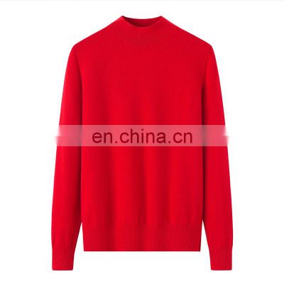 Women's Super Soft 12GG Pure Cashmere Pullover Sweater Stocks' Collection Plain Knit Sweater