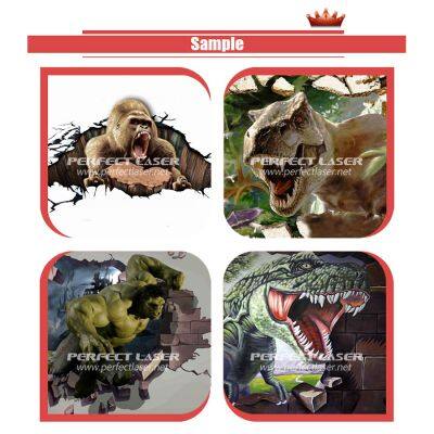 Perfect Laser H-Shaped 3D Vertical Direct To Mural Wall Inkjet Printer Painting Machine photo-4