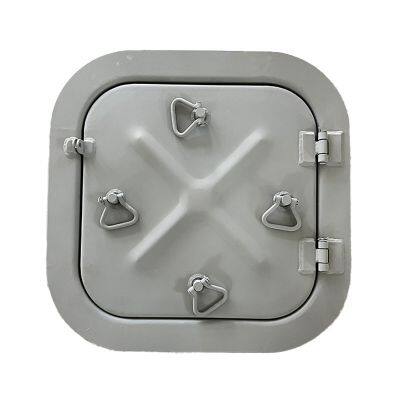 Square oval rectangle sunk hatch cover for ships steel marine hatch cover