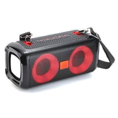 wholesale  deep bass party Travel bluetooth LED Lights 5W Dancing low bass outdoor  portable party speaker