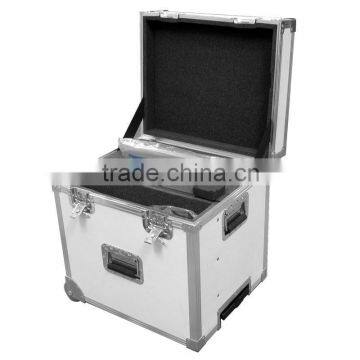 White Custom Aluminum Flight Cases With Trolley