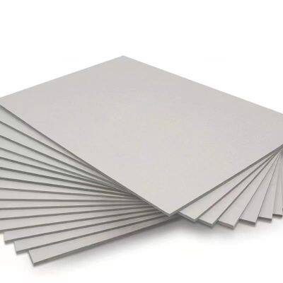 0.77mm 450gsm duplex board gray paper sheets board with grey back