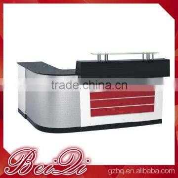 Top High Quality Beauty Salon Checkout Counter Desk Morden and Fancy Receipton Desk