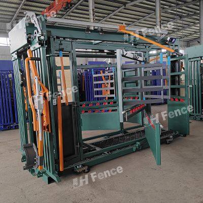 Wholesale High Quality Galvanized Heavy Duty Squeeze Chute Cattle Crush Weighing photo-3