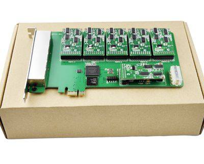 Newest 24 Ports Asterisk Fxo Fxs Card,ippbx Pci Card, Asterisk PCIe Card photo-4