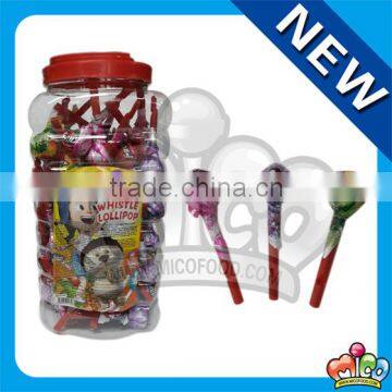 6g mini fruit whistle lollipop