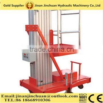 10meter Single mast lift mobile portable aluminum work platform/lift table