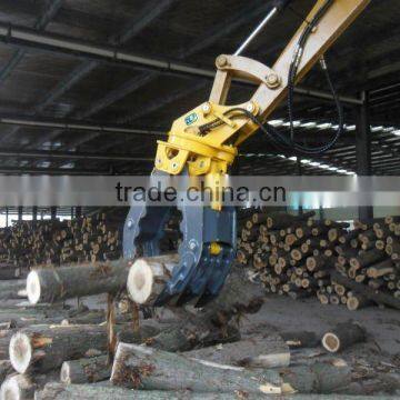 Log Excavator hydraulic Grapple, rotating wood stone grapples for TAKEUCHI excavator